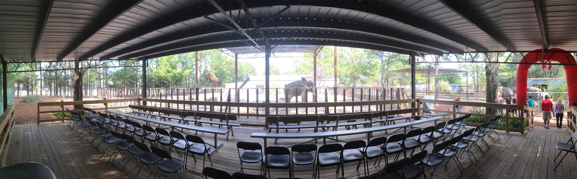 Elephant Show Seating Area
