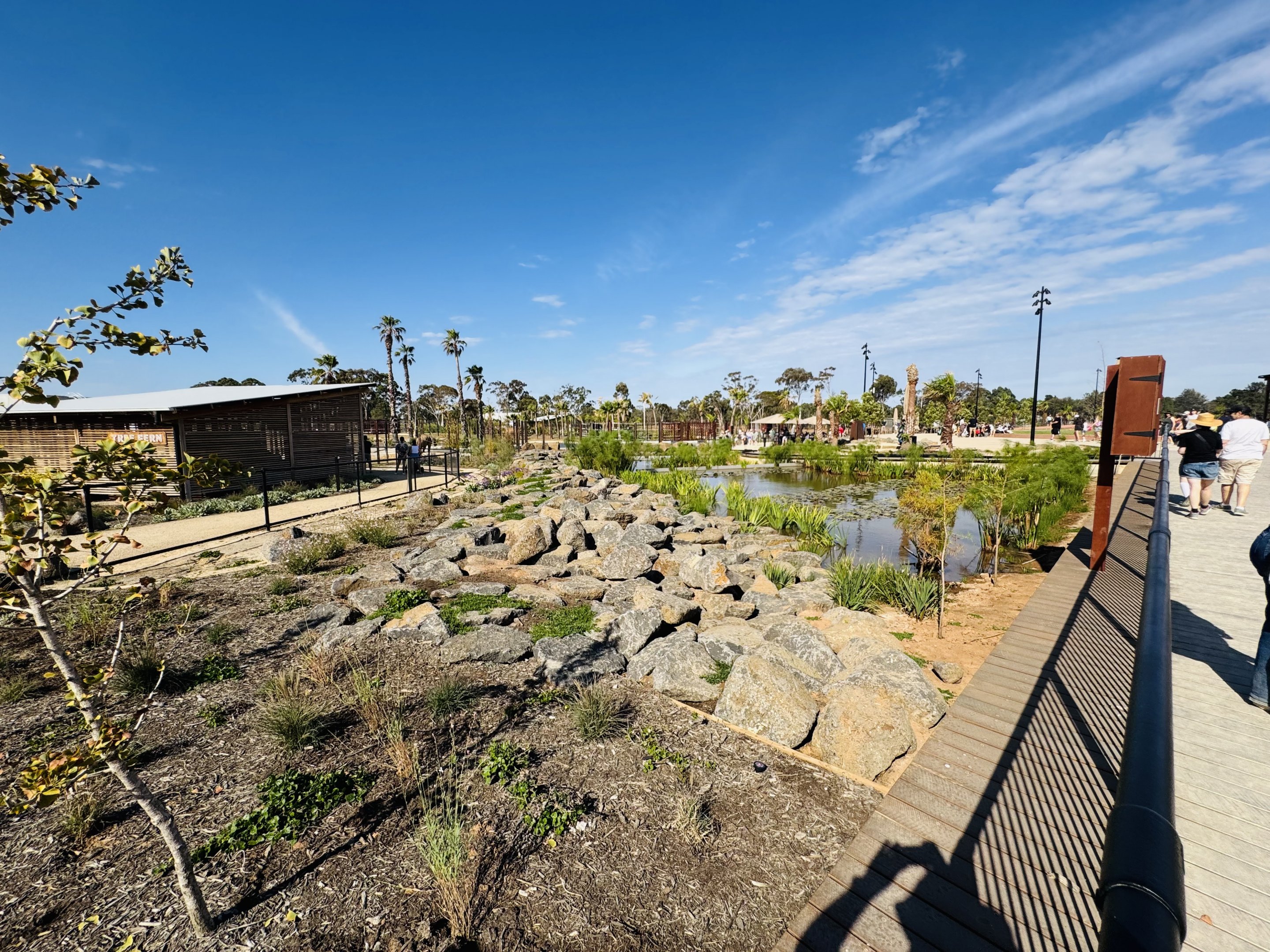 Elephant Trail (New): general landscaping of main enclosure