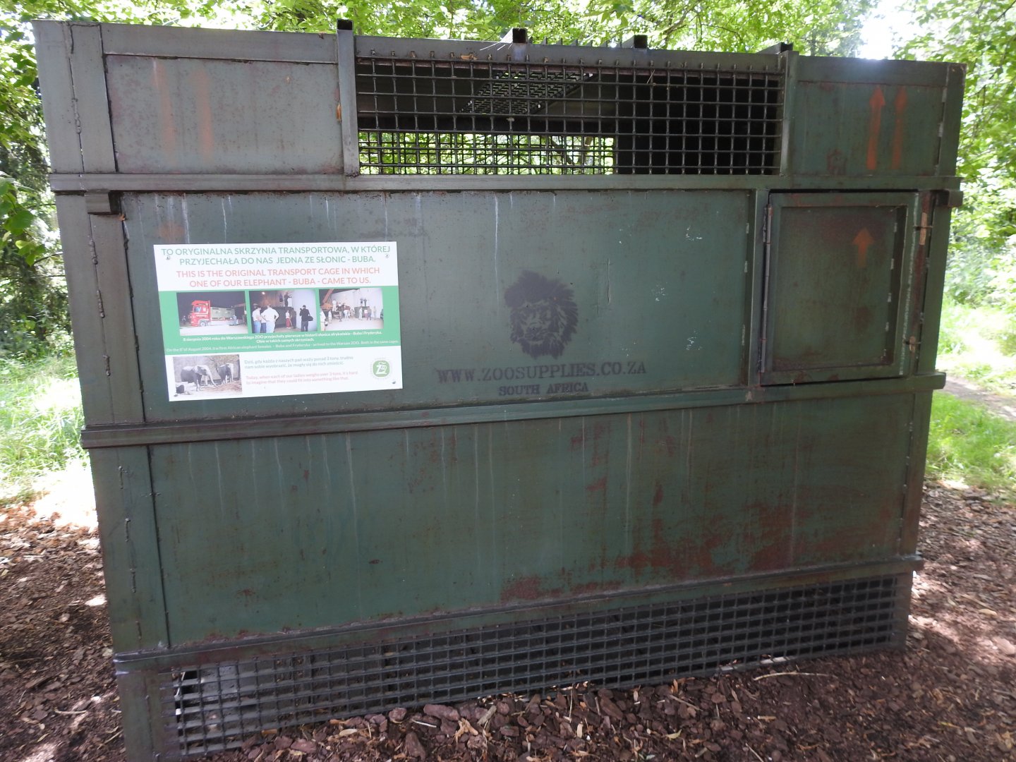 elephant transport cage