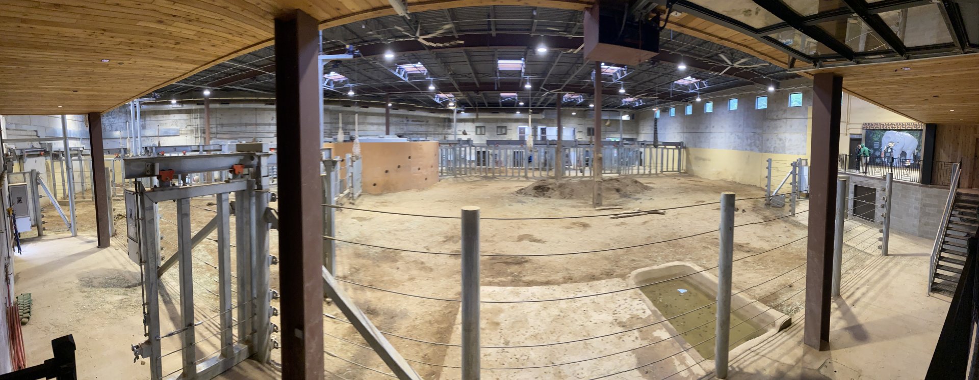 Elephant Trek Barn Panorama