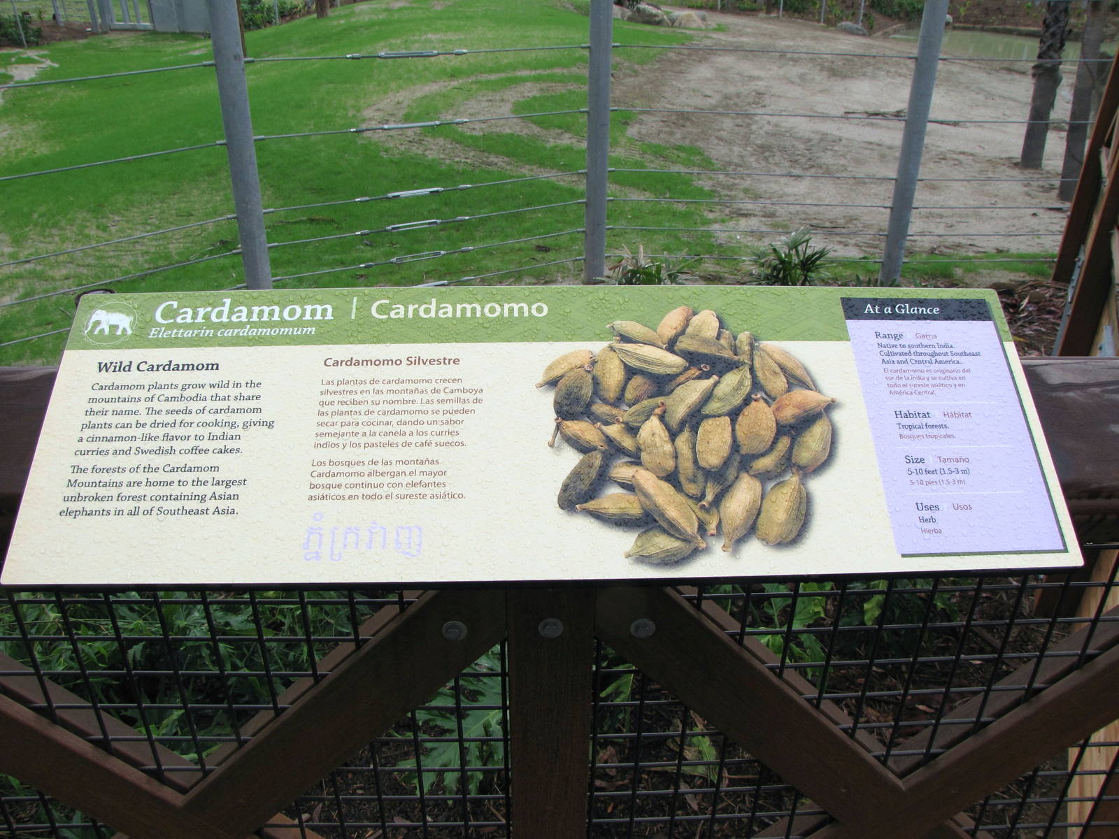 Elephants of Cambodia Signage