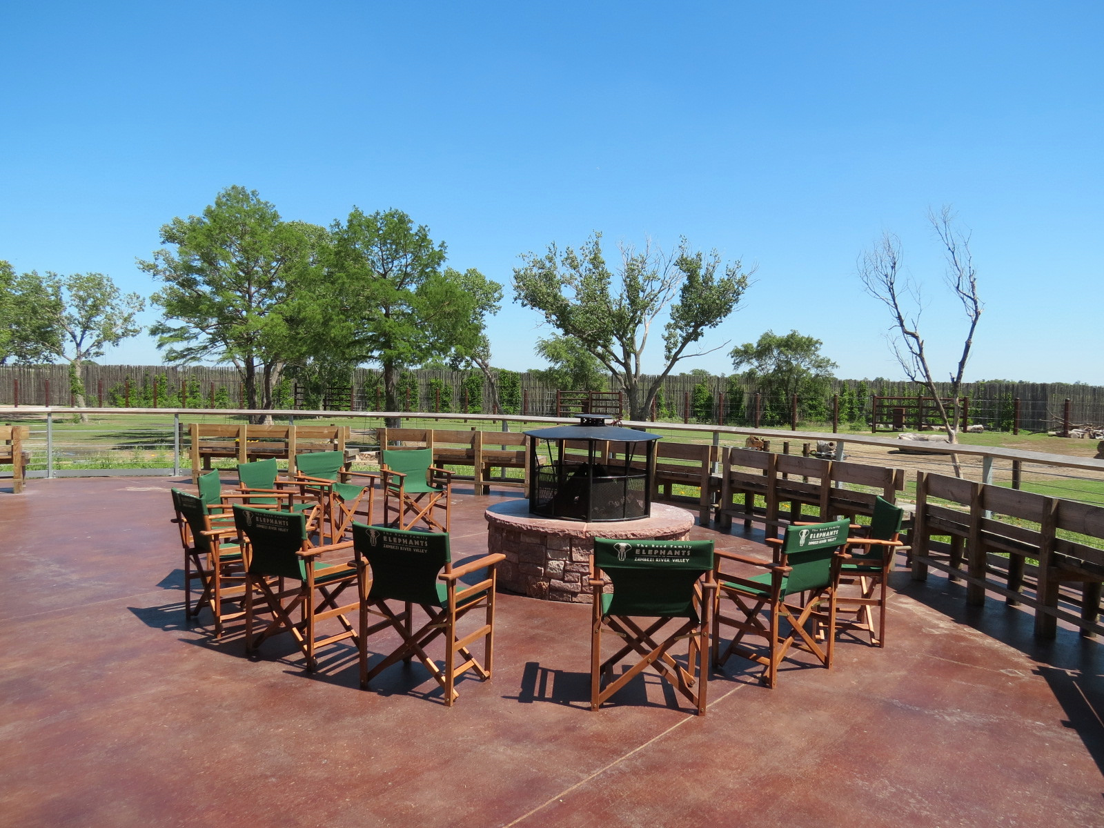 Elephants of the Zambezi River Valley - Camp Zambezi Viewing Terrace