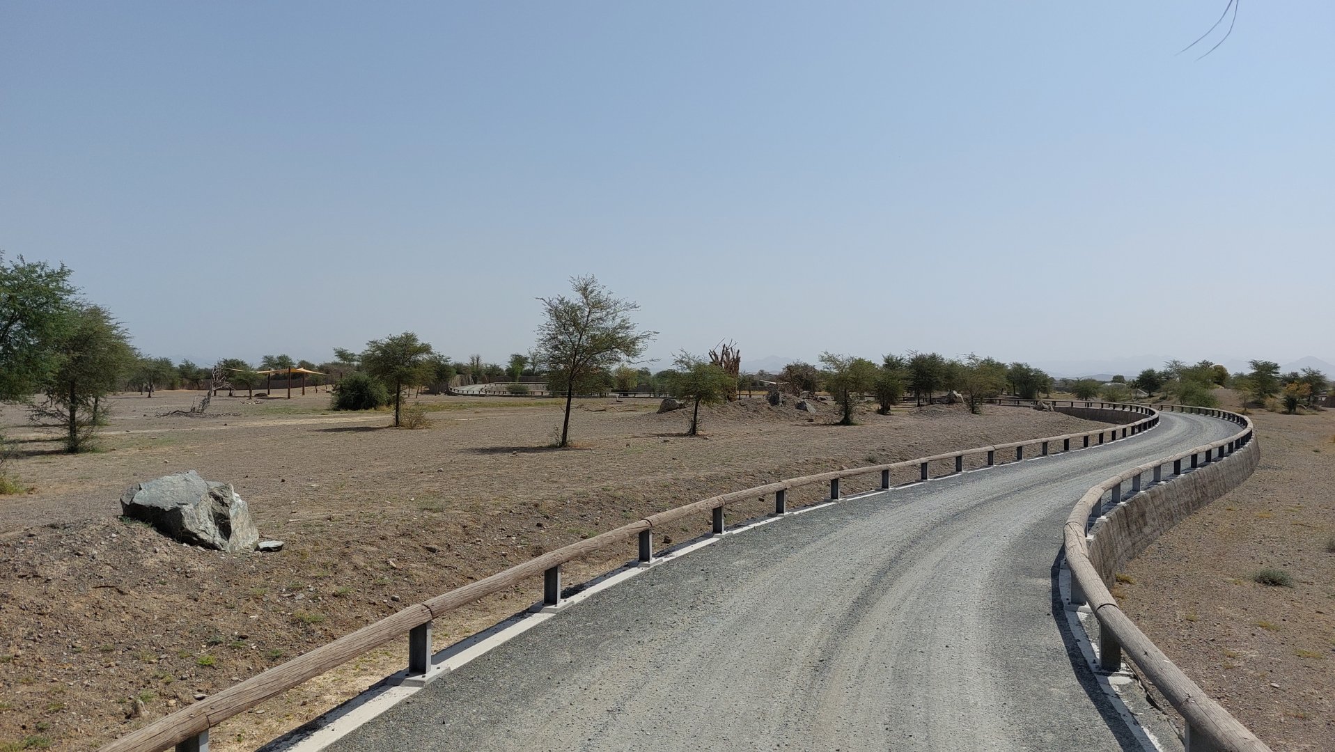 Elevated road in Ngorongoro area