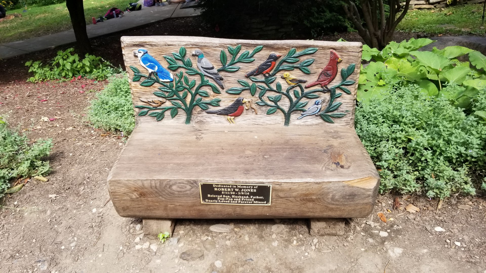 Elmwood Park - Carved benches