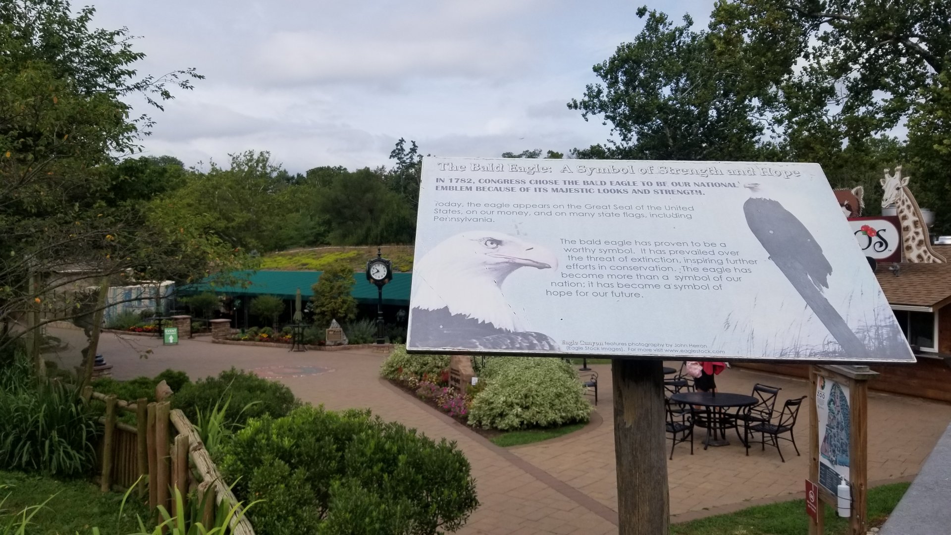 Elmwood Park - Eagle sign