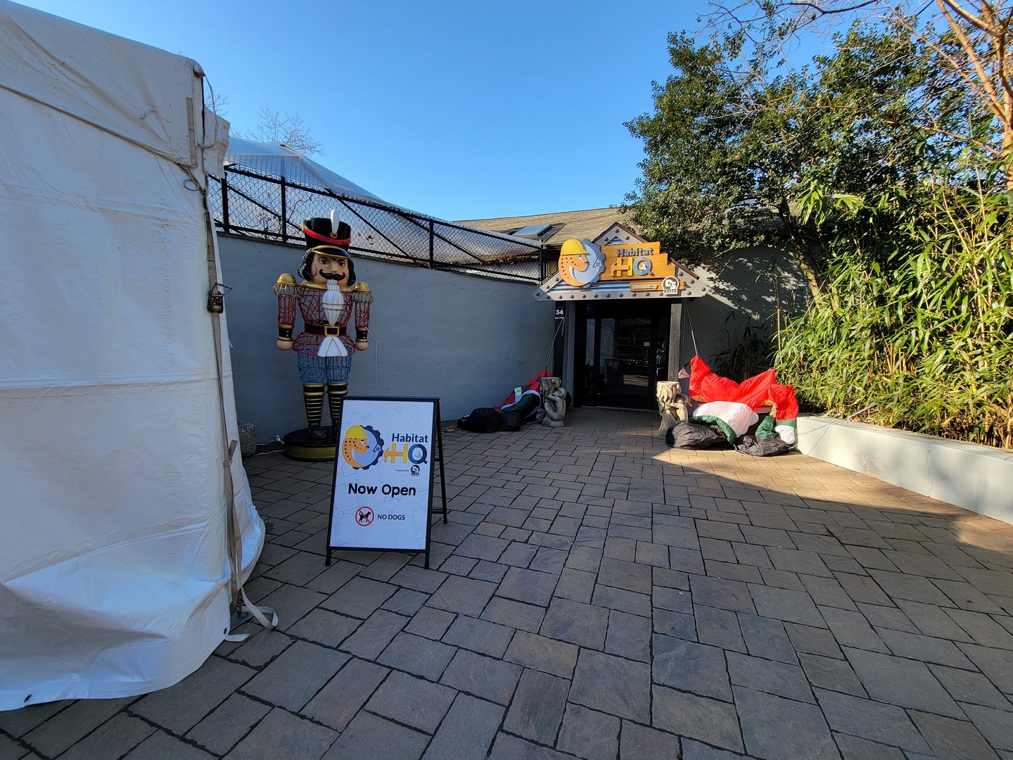 Elmwood Park - Entrance to Habitat HQ