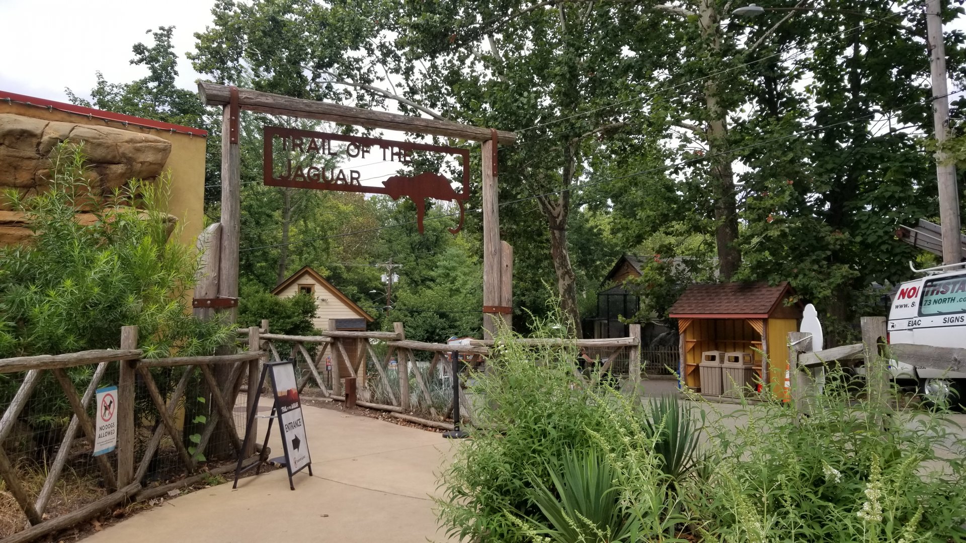 Elmwood Park - Trail of the Jaguar, entrance