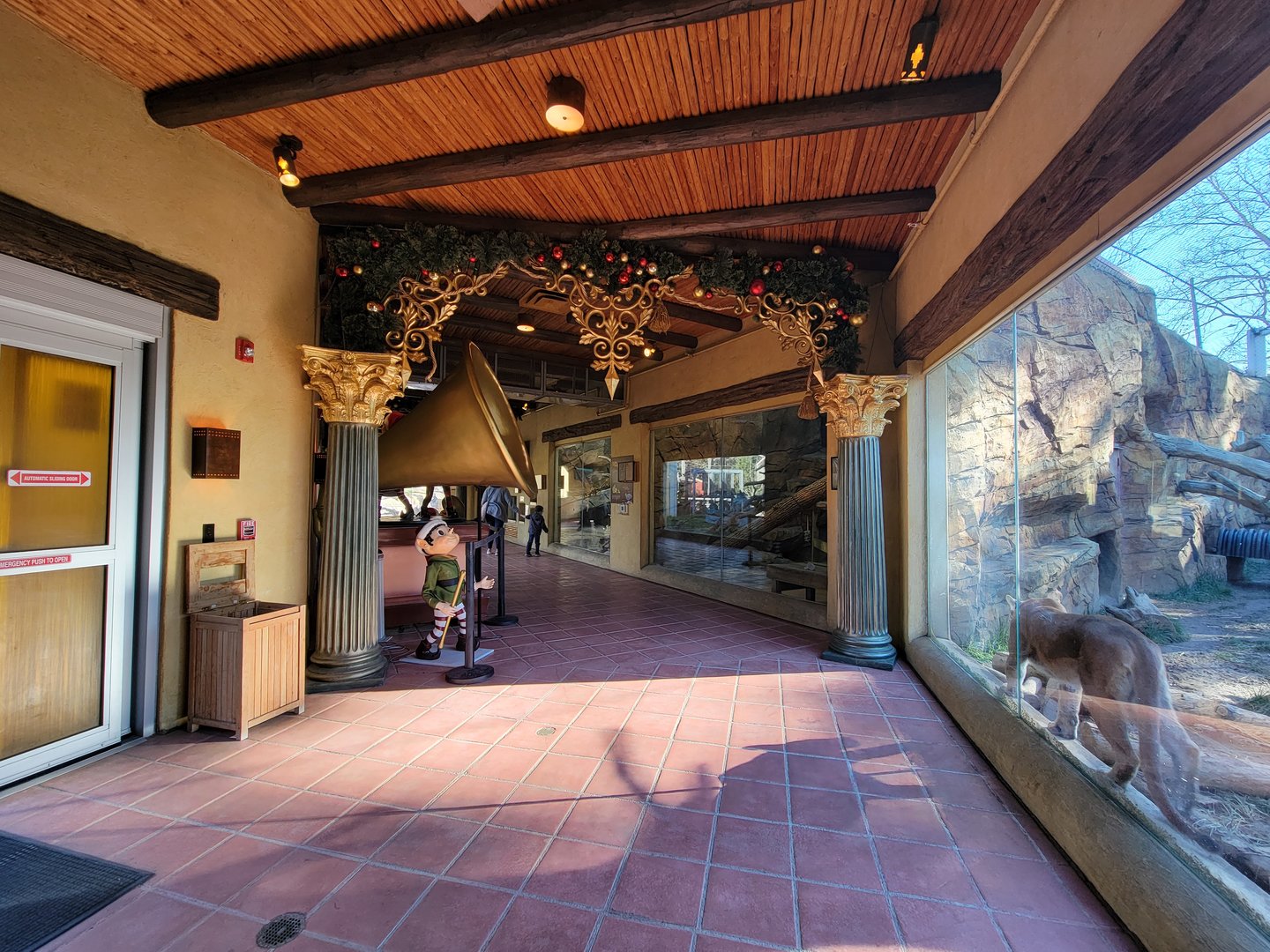 Elmwood Park - Trail of the Jaguar holiday decor