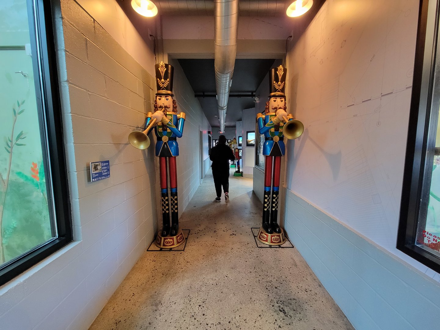 Elmwood Park - Wildlife HQ hallway