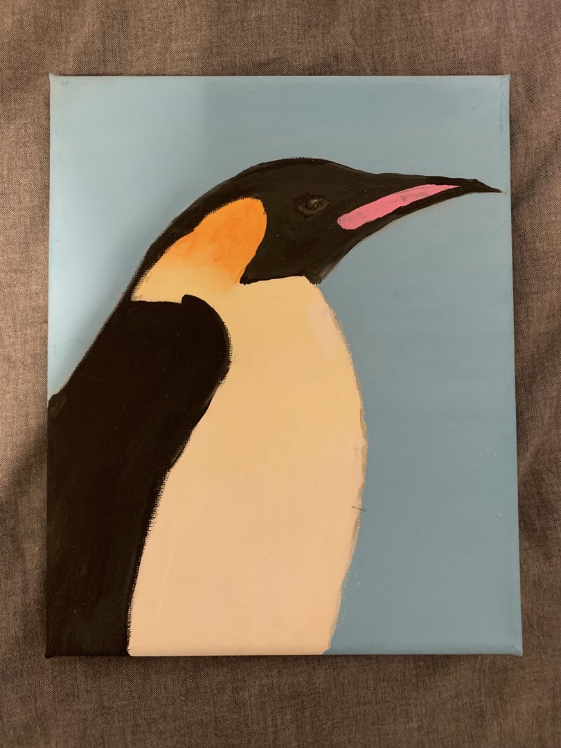 Emperor Penguin (Aptenodytes forsteri) Painting