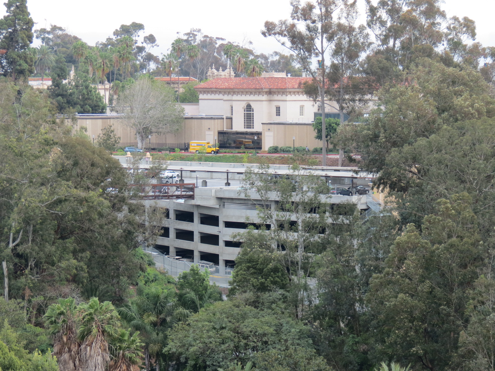 Employee Garage - View from Skyfari