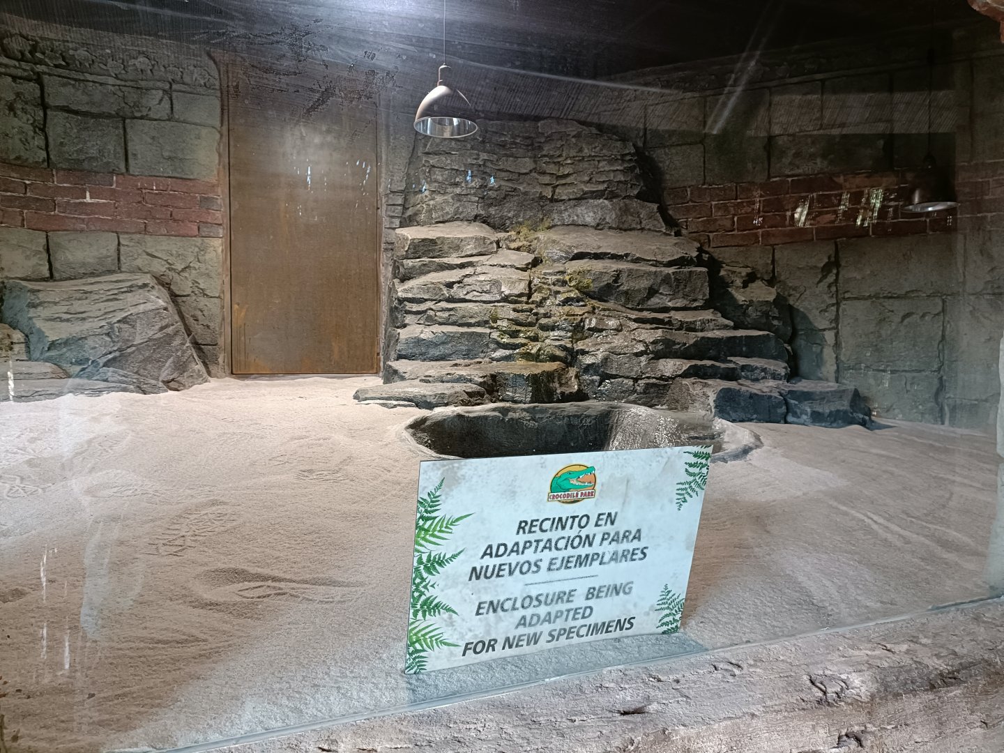 Emptu exhibit - Crocodile park Torremolinos