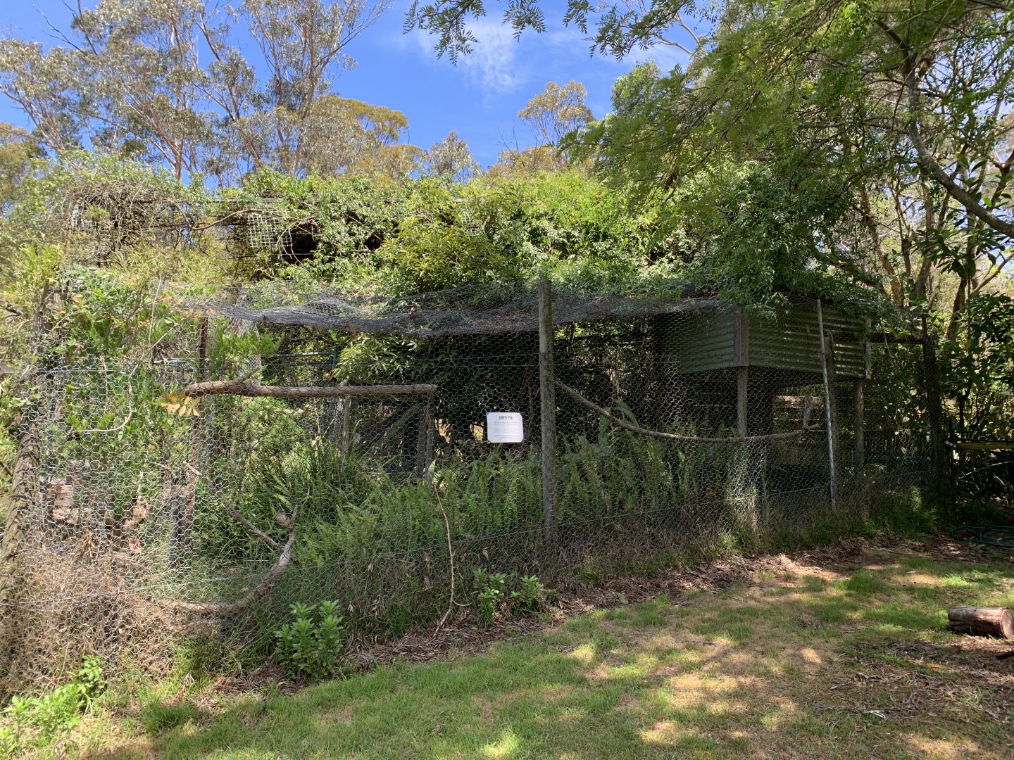 Empty Aviary (Potoroo Palace)