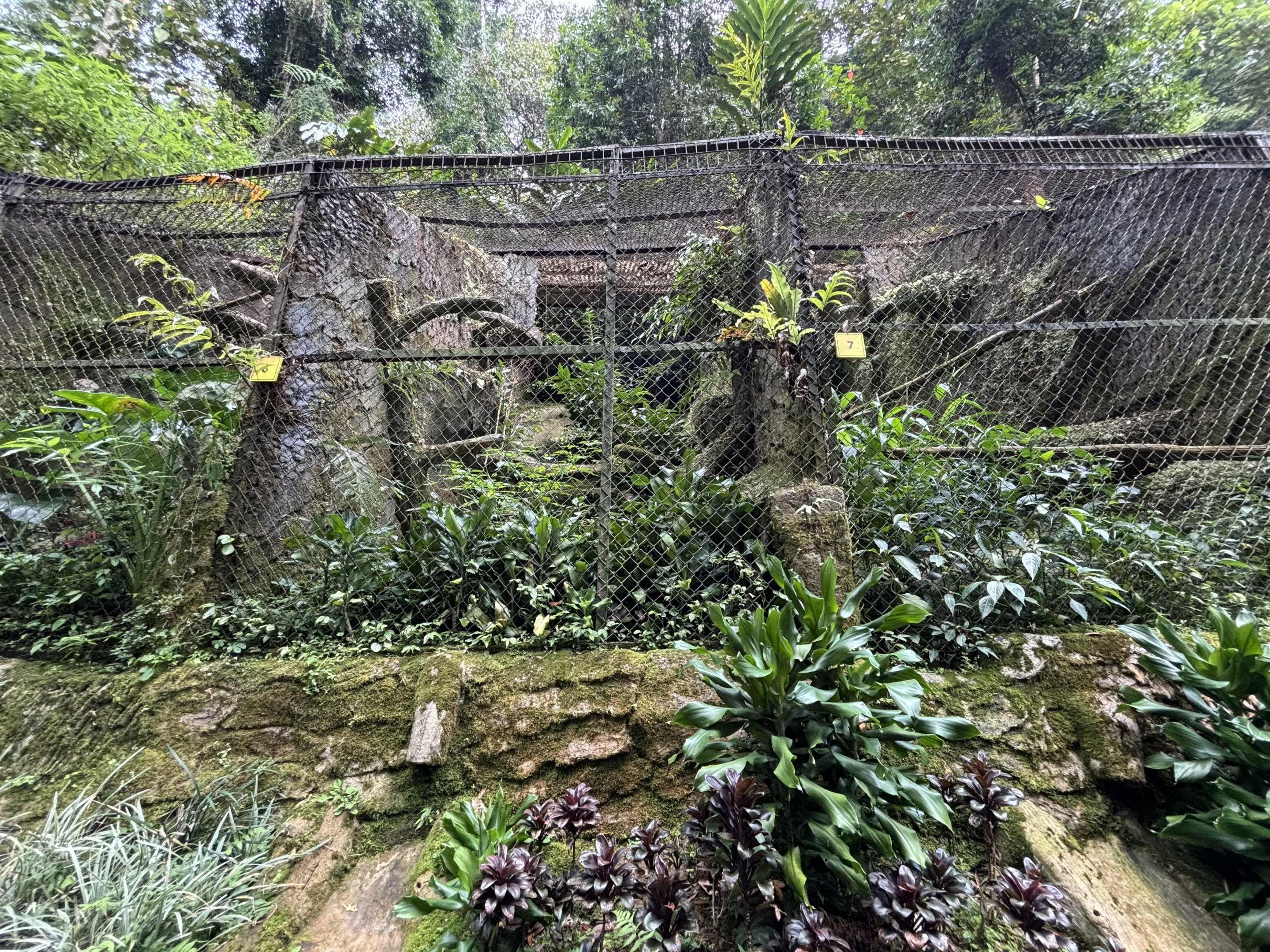 Empty Birds of Prey Aviaries