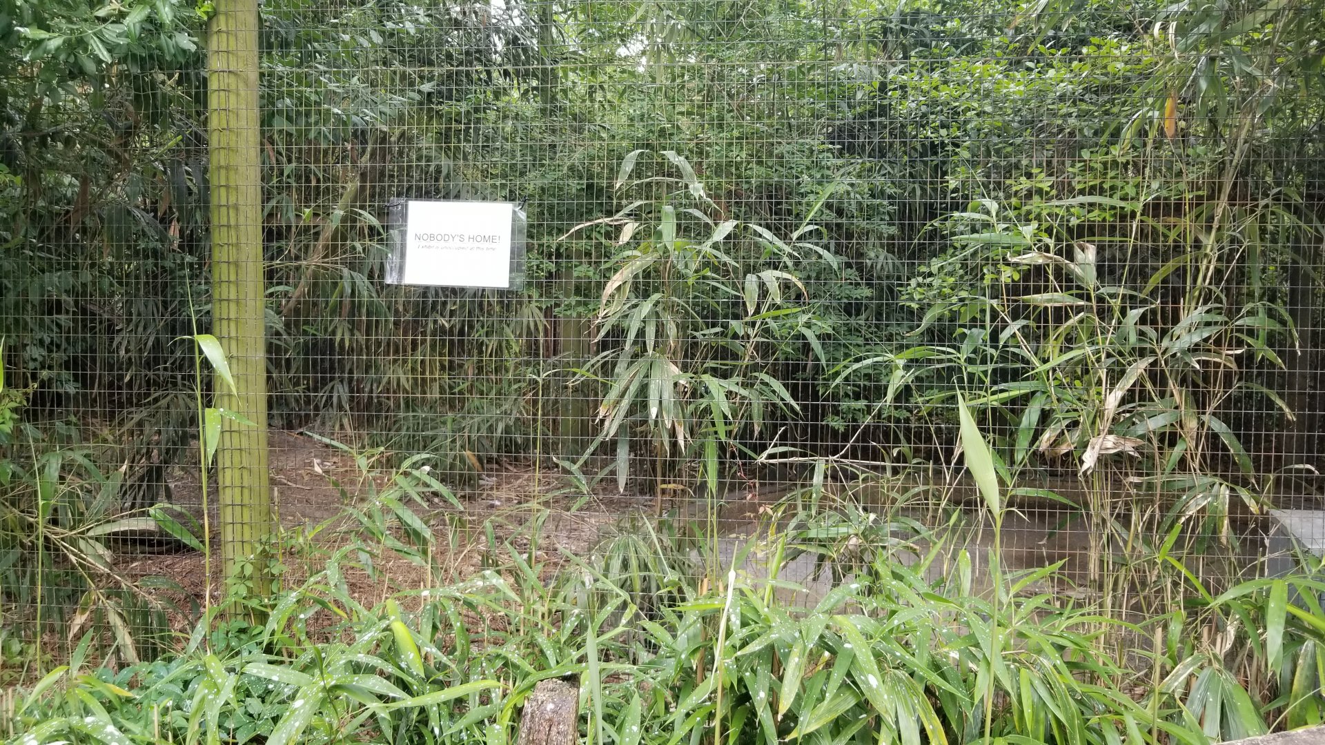 Empty enclosure