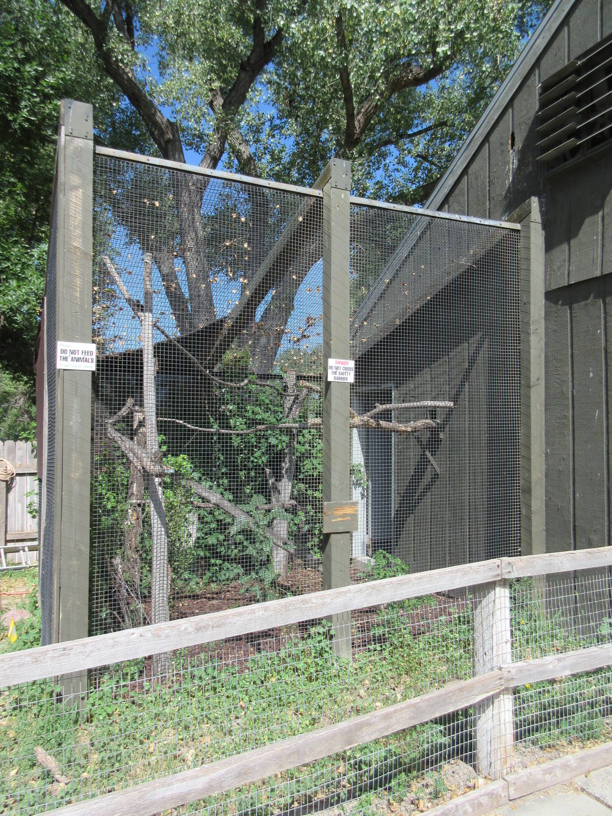 Empty Exhibit (attached to indoor sloth exhibit?)