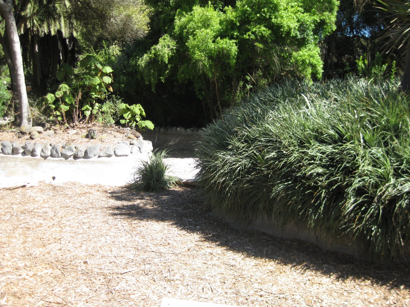 Empty exhibit in children's zoo