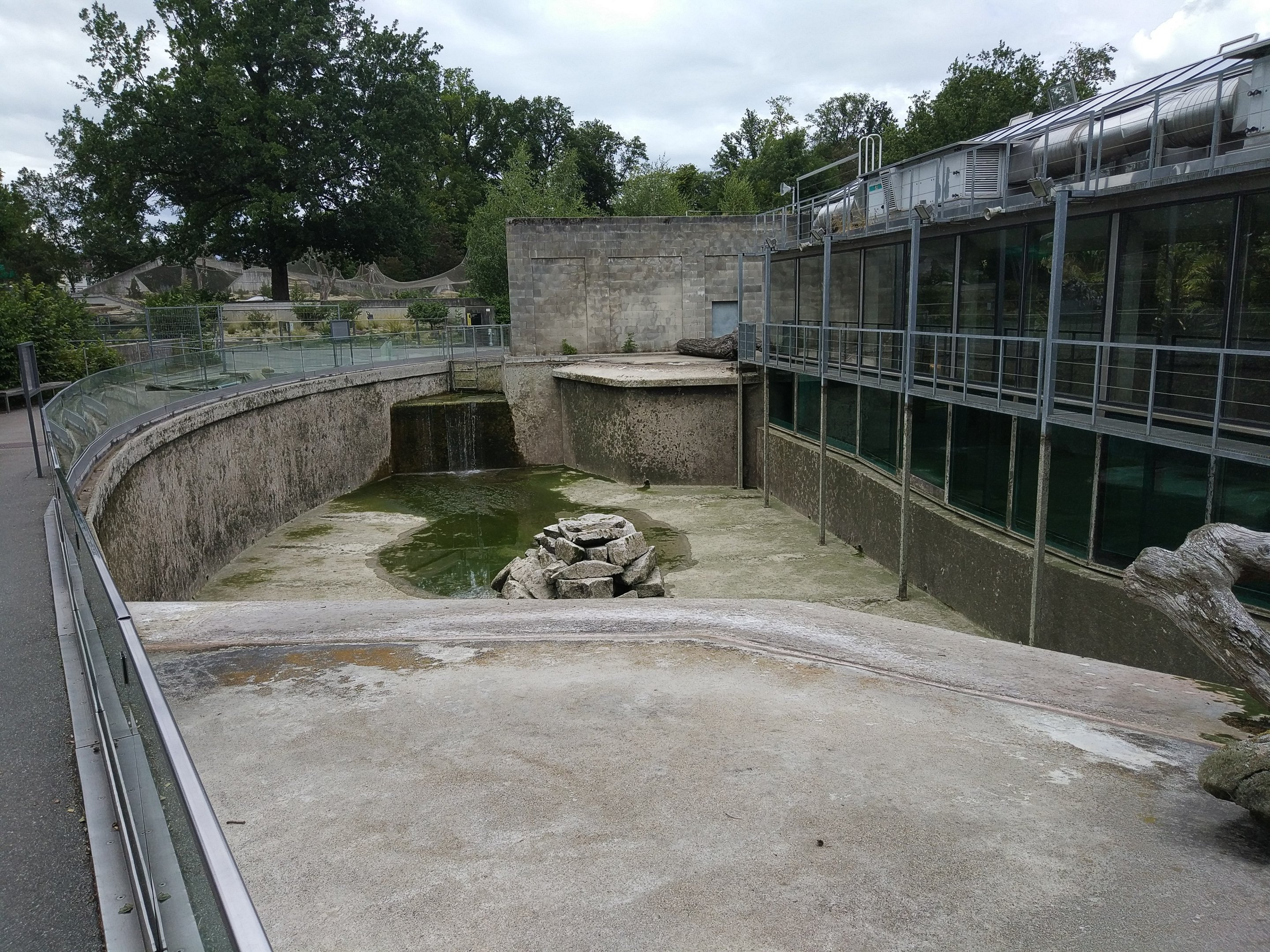 Empty Harbour Seal pool