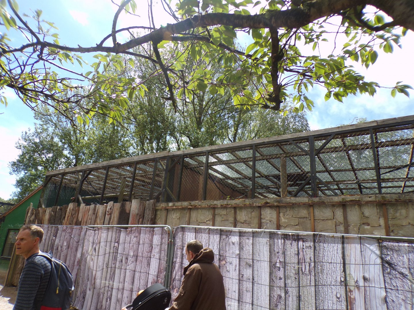 Empty primate enclosures 7.7.24