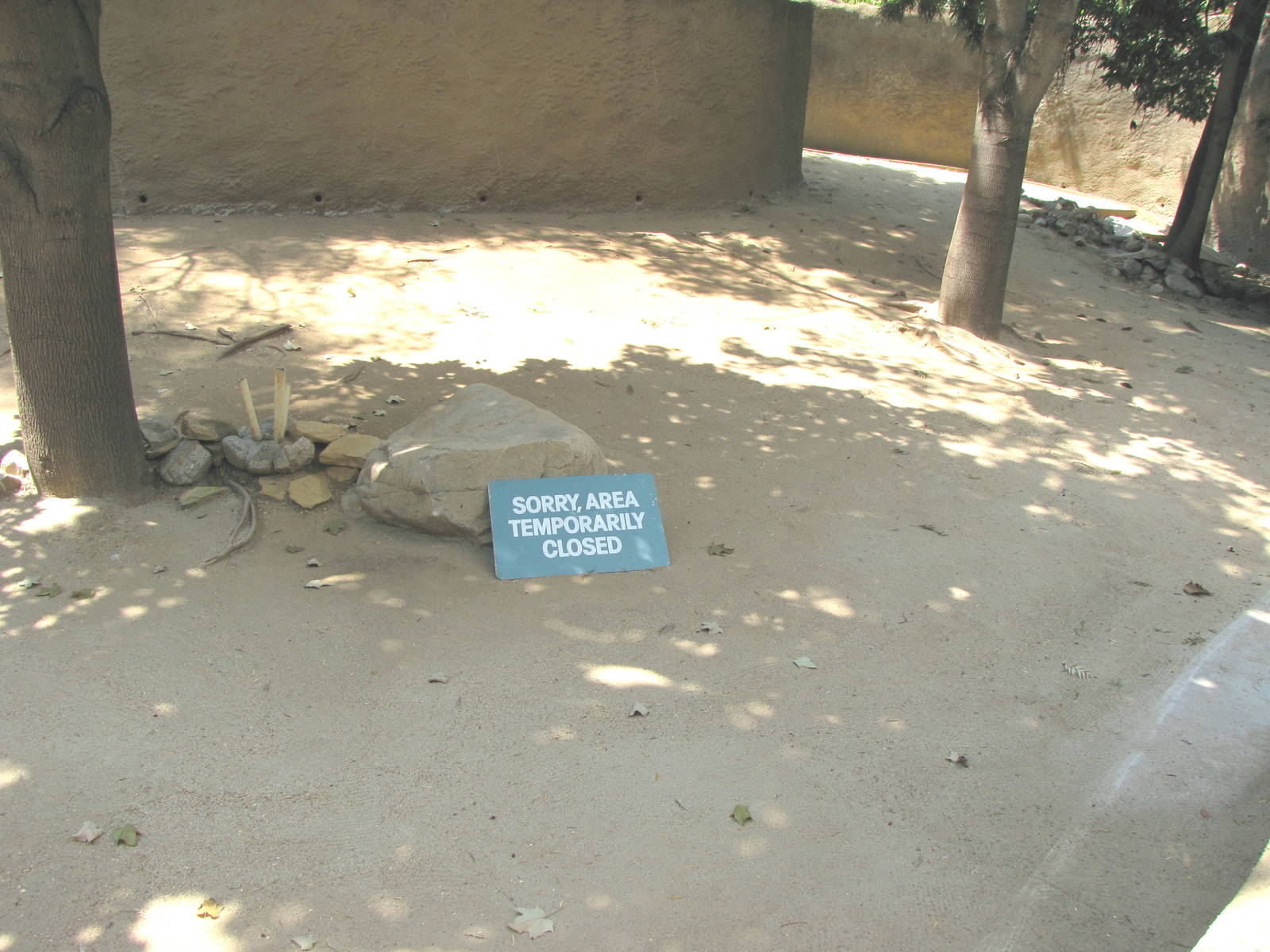 Empty Red Kangaroo Yard