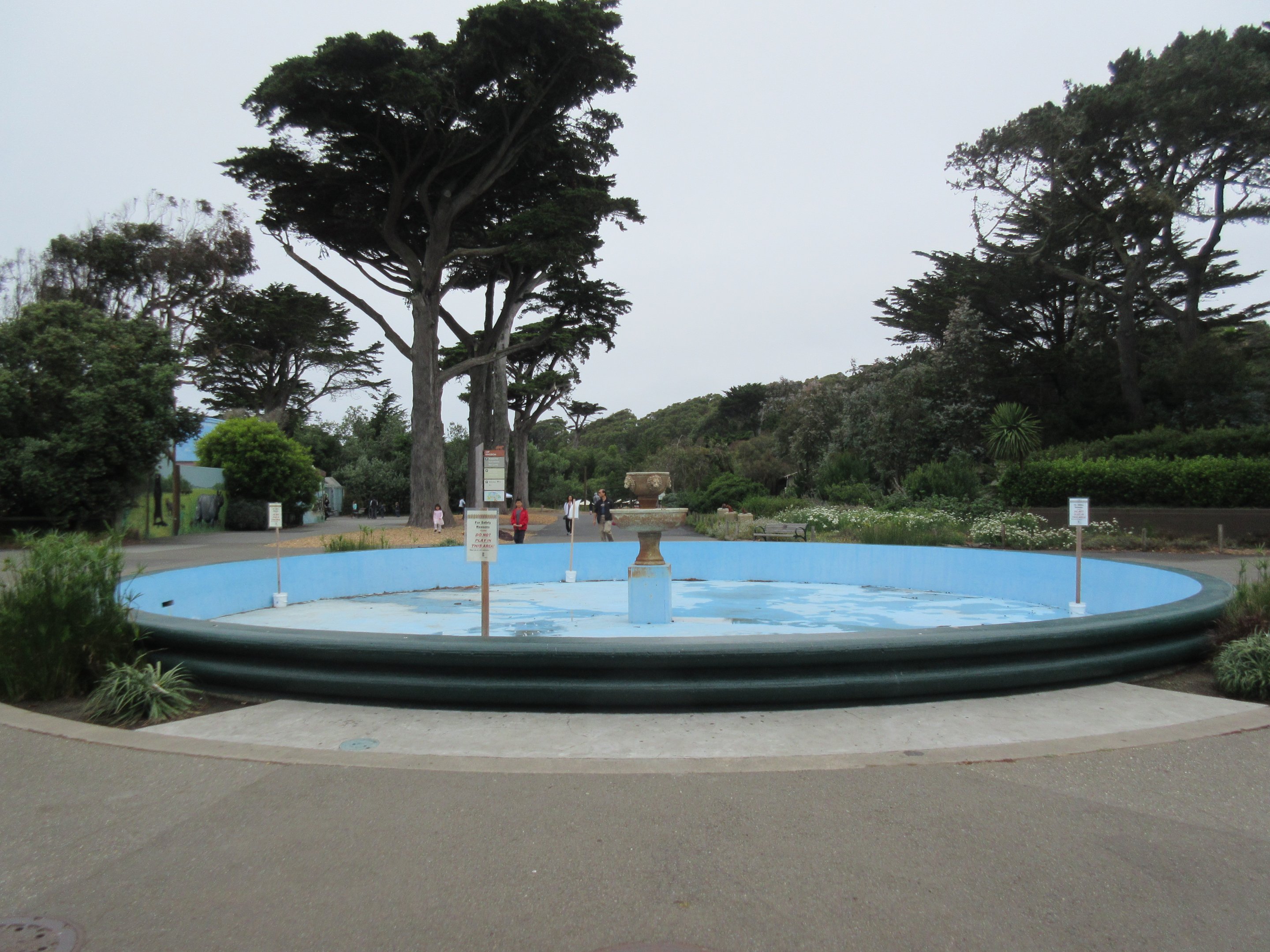 Empty Water Fountain