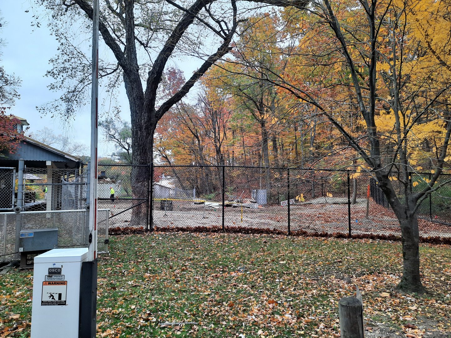 Emu and Gray Kangaroo Exhibit Demolition 2