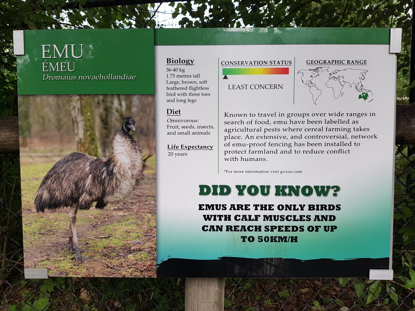 Emu Sign