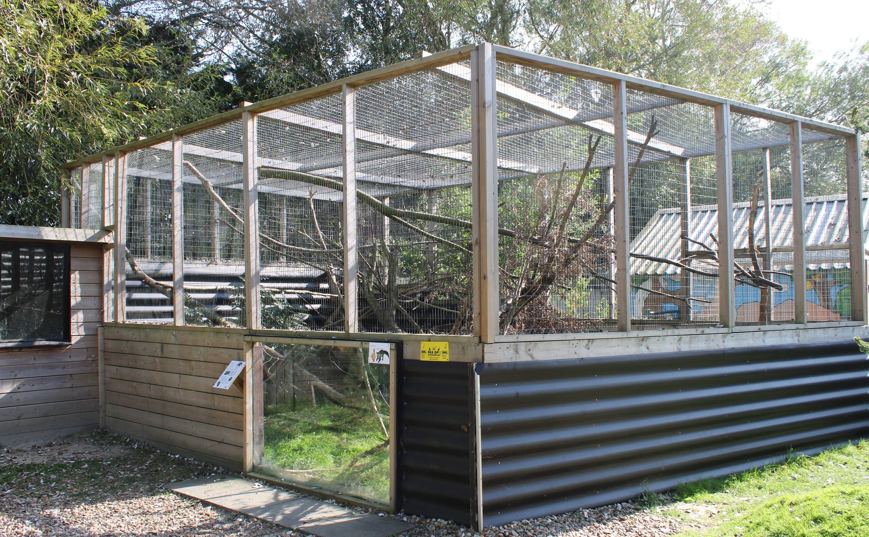 Enclosure Asian palm civet