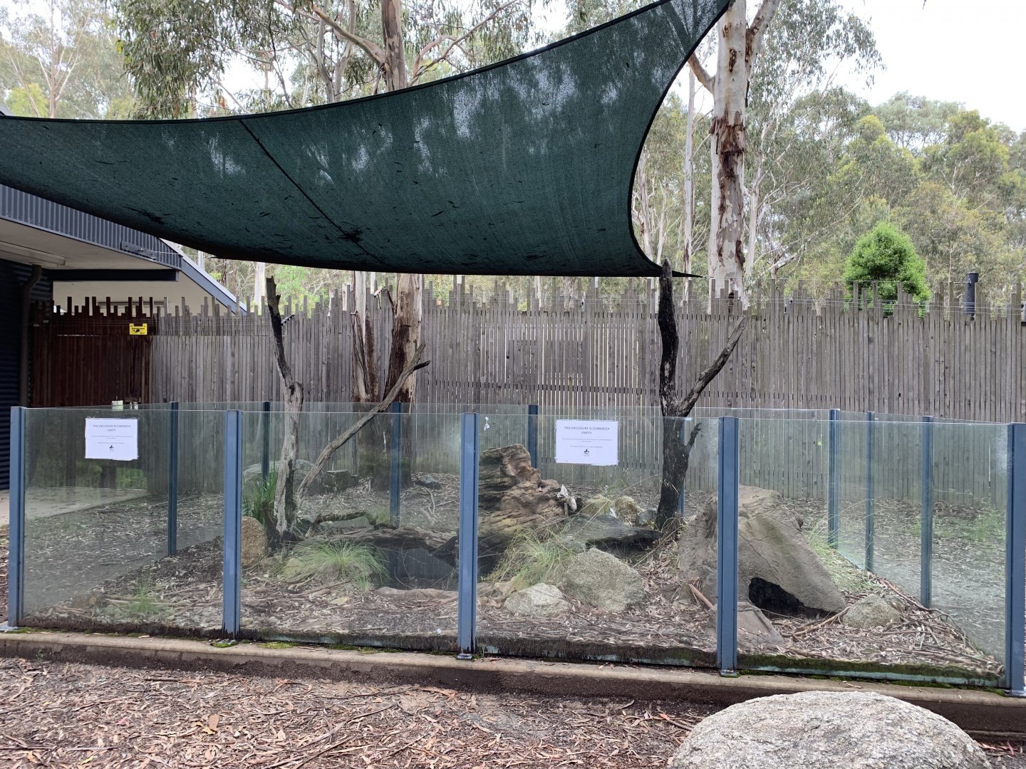 Enclosure at Tidbinbilla Reserve