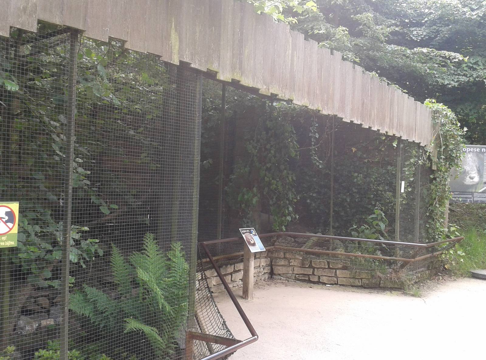 Enclosure European mink