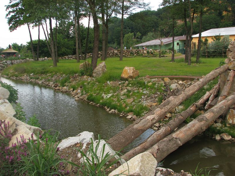 Enclosure for giraffe and greater kudu