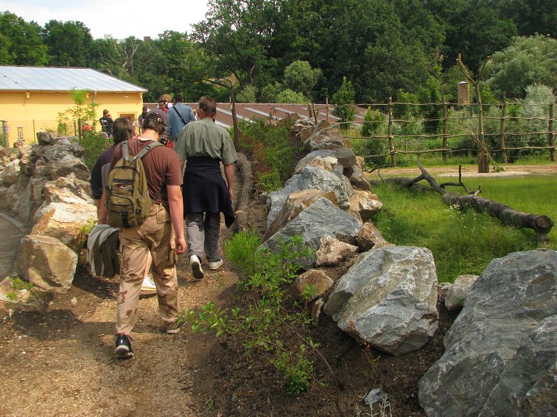 Enclosure for giraffe and greater kudu
