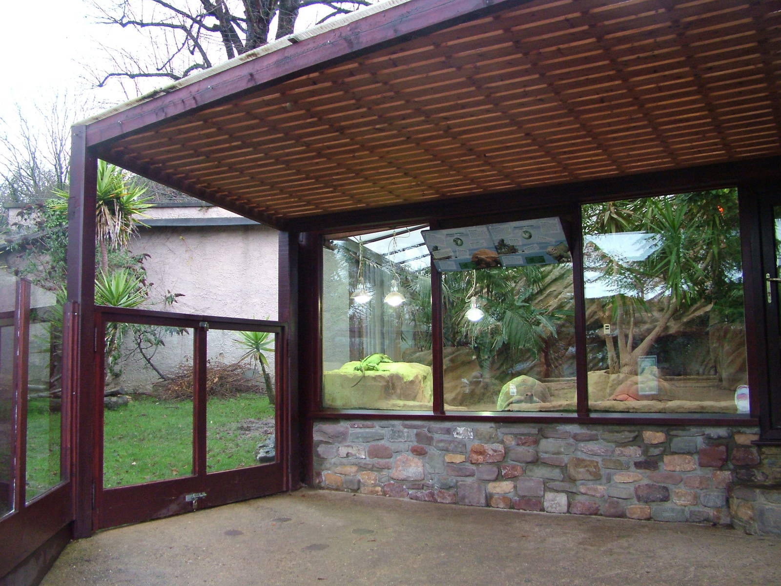 Enclosure for Tortoises and Iguana at Bristol Dec 08