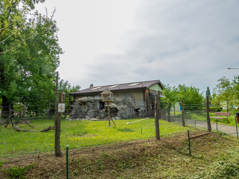 enclosure of tufted capuchin