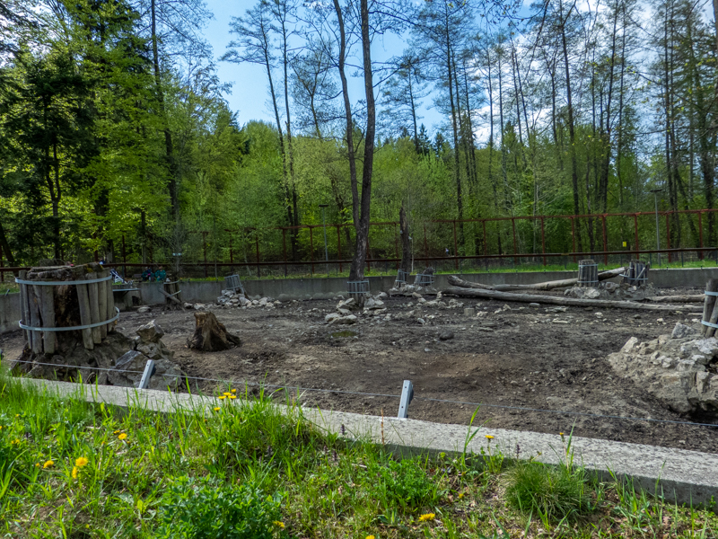 enclosure of wild boar