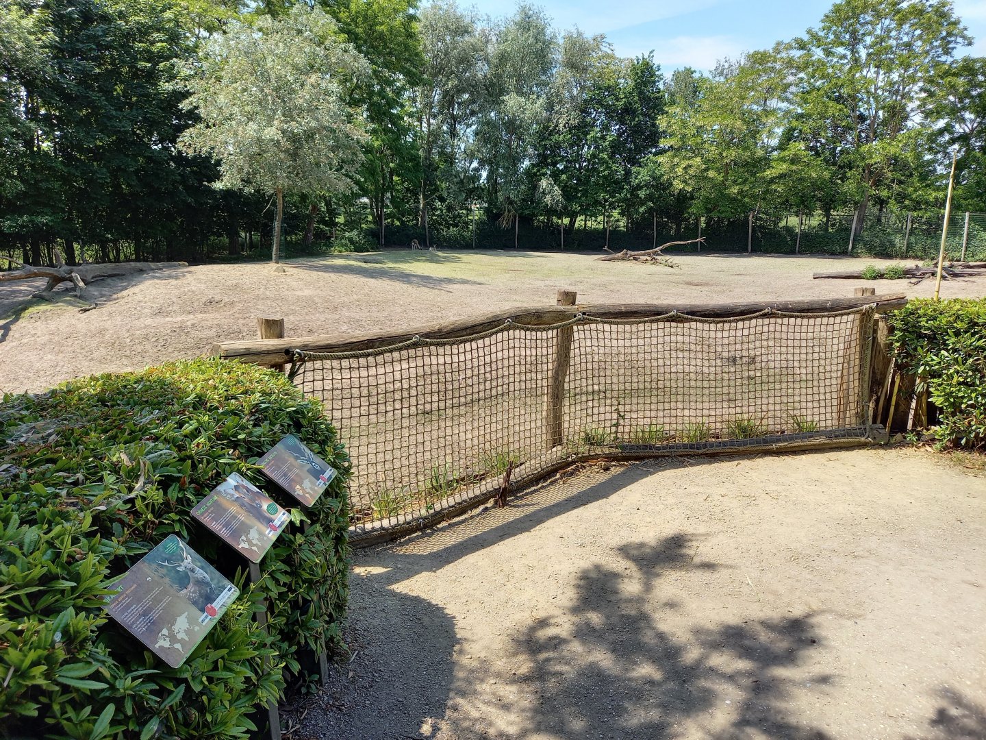 Enclosure Sika deer - Blackbuck - Muntjac