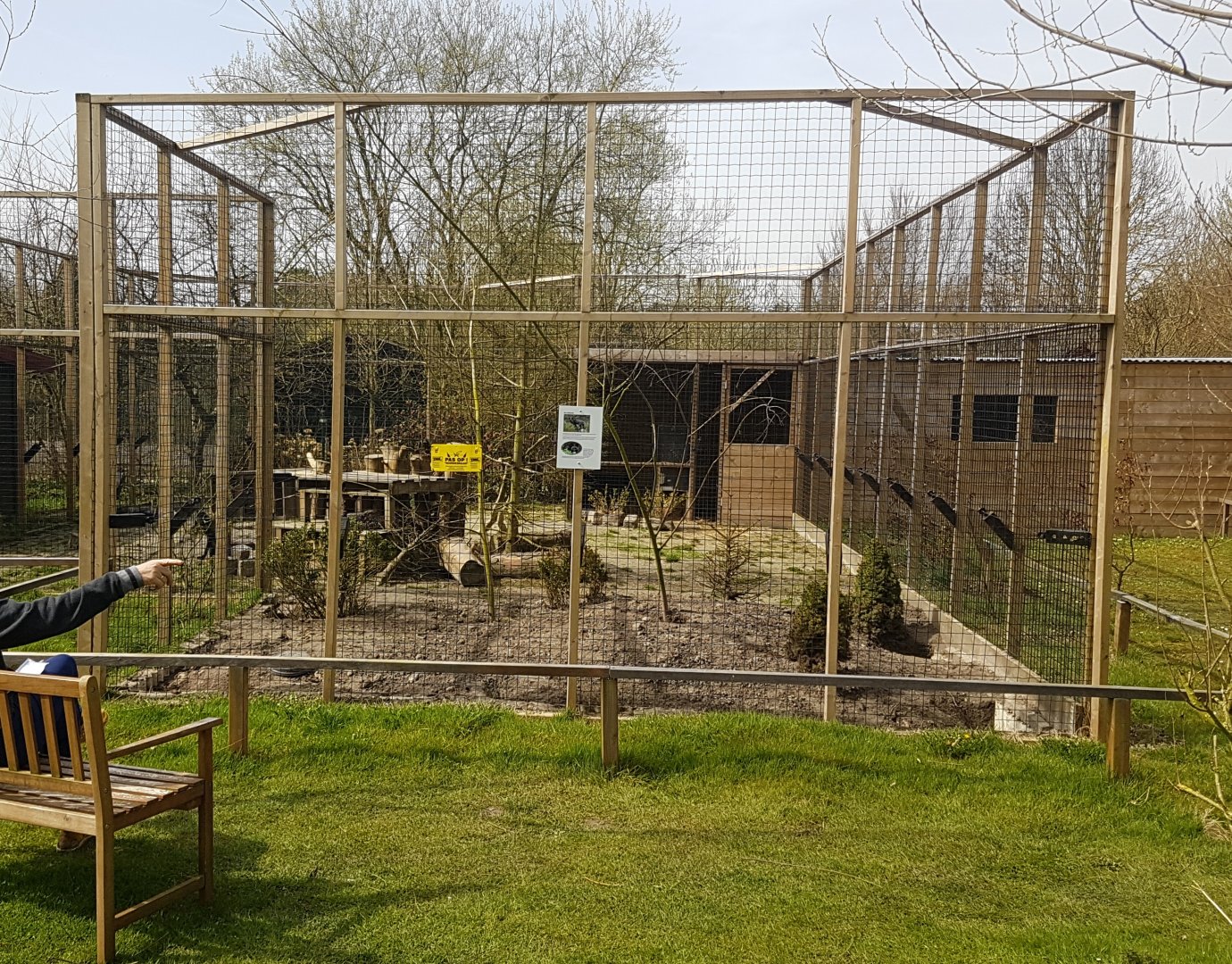 Enclosure Silver fox