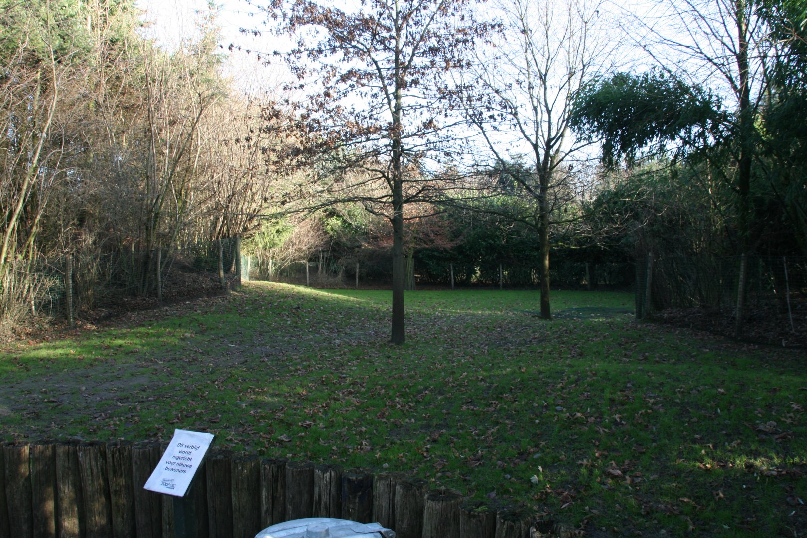 enclosure under constuction