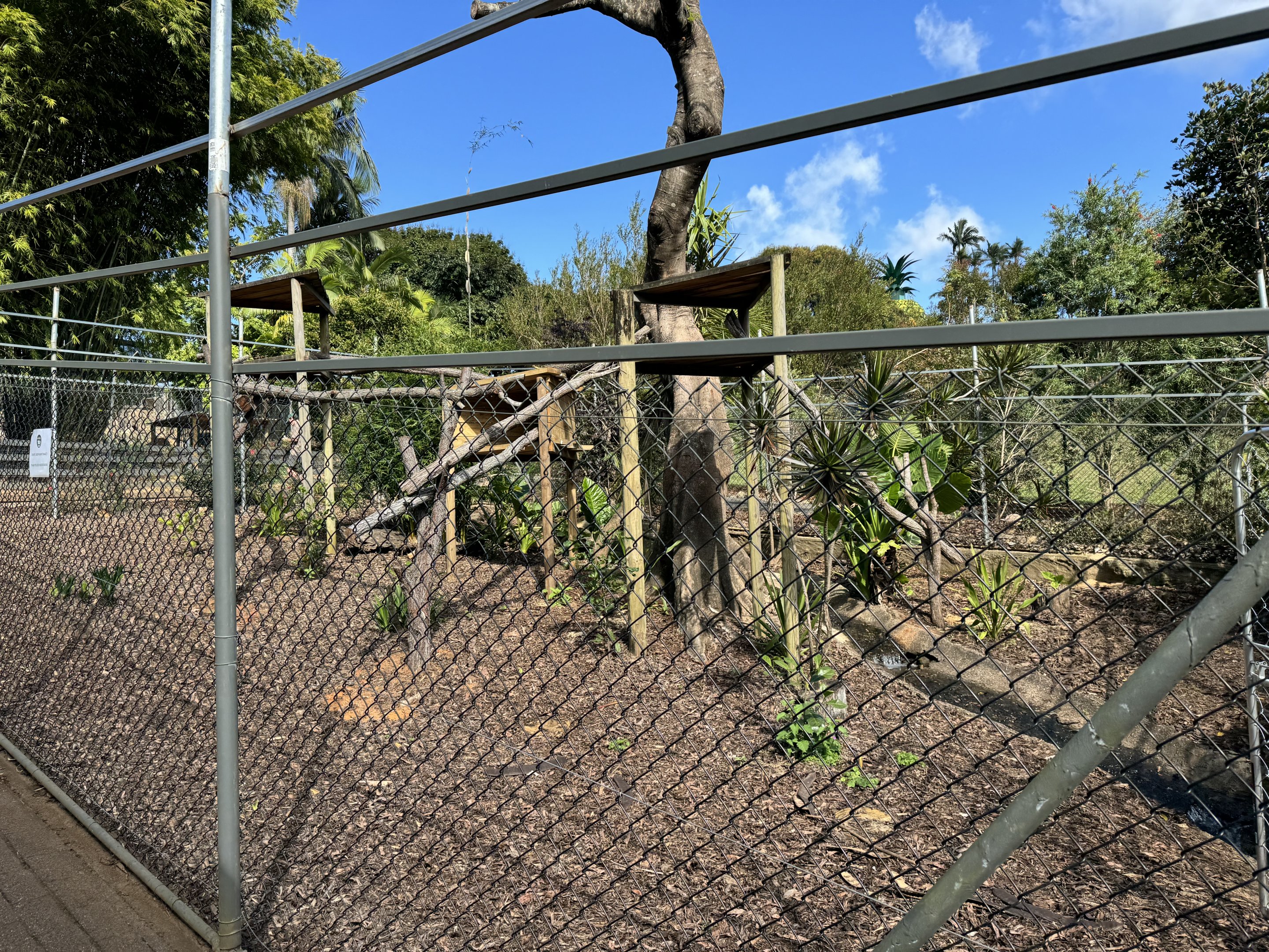 Enclosure under renovation