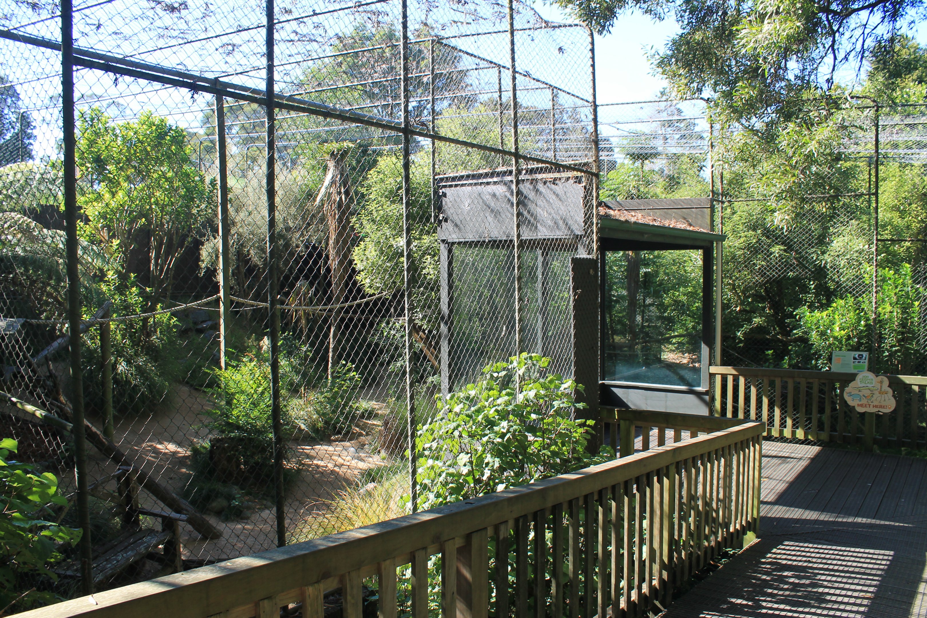 enclosures for Black and White Ruffed Lemurs
