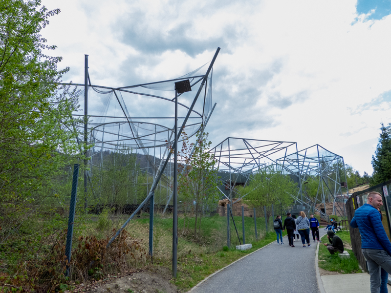 enclosures of birds of prey