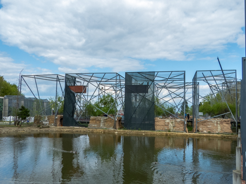 enclosures of birds of prey