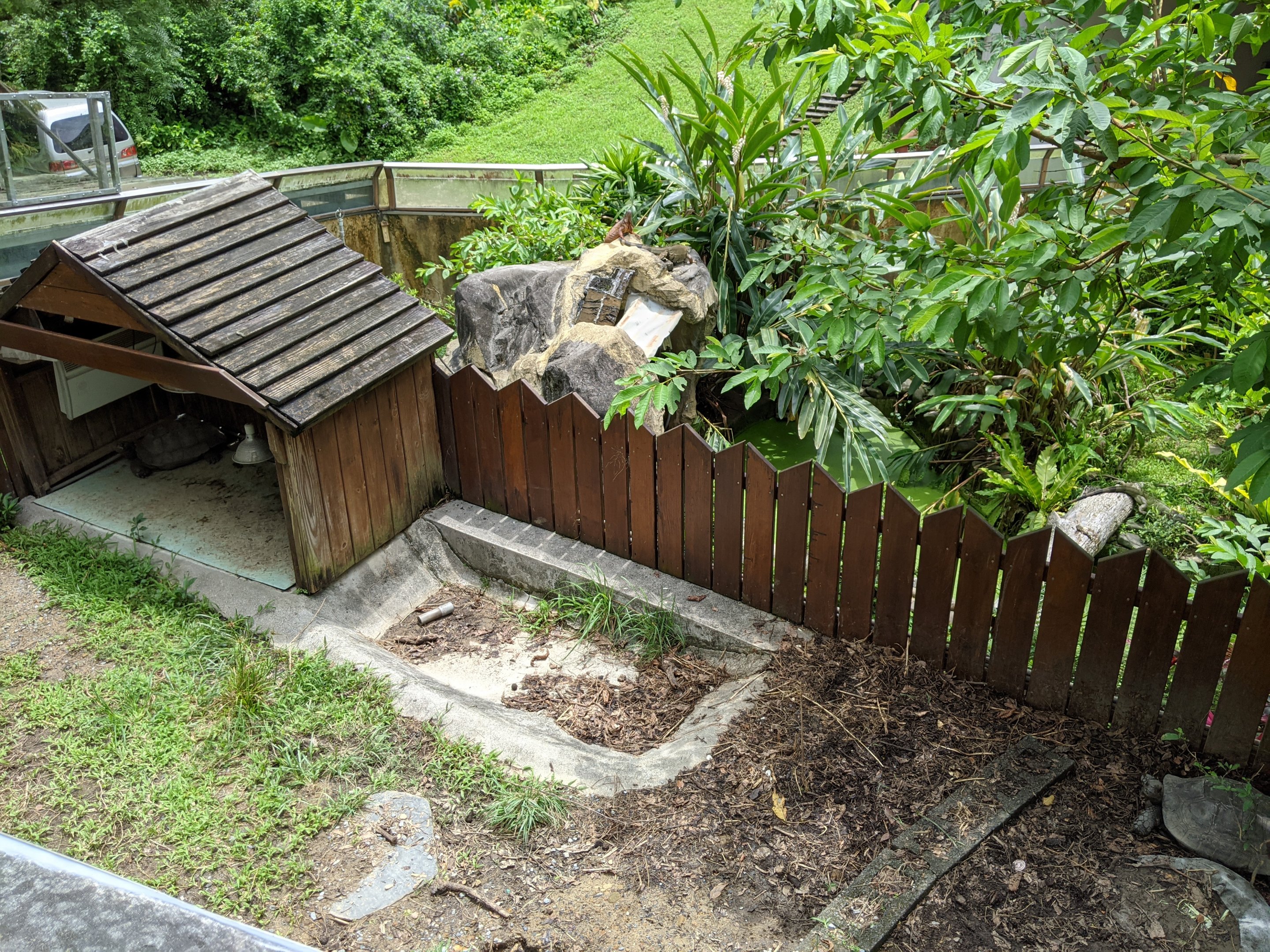 Enclosures outside the Reptile House