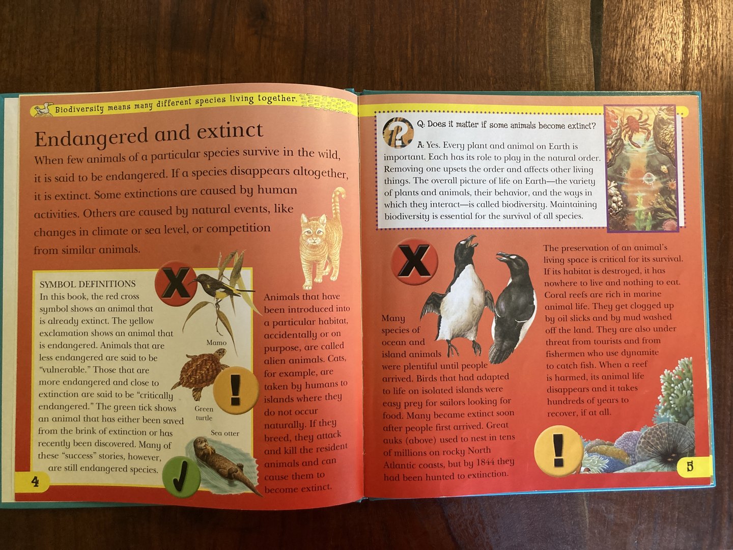 Endangered & Extinct Animals of the Islands & Oceans—Endangered and Extinct