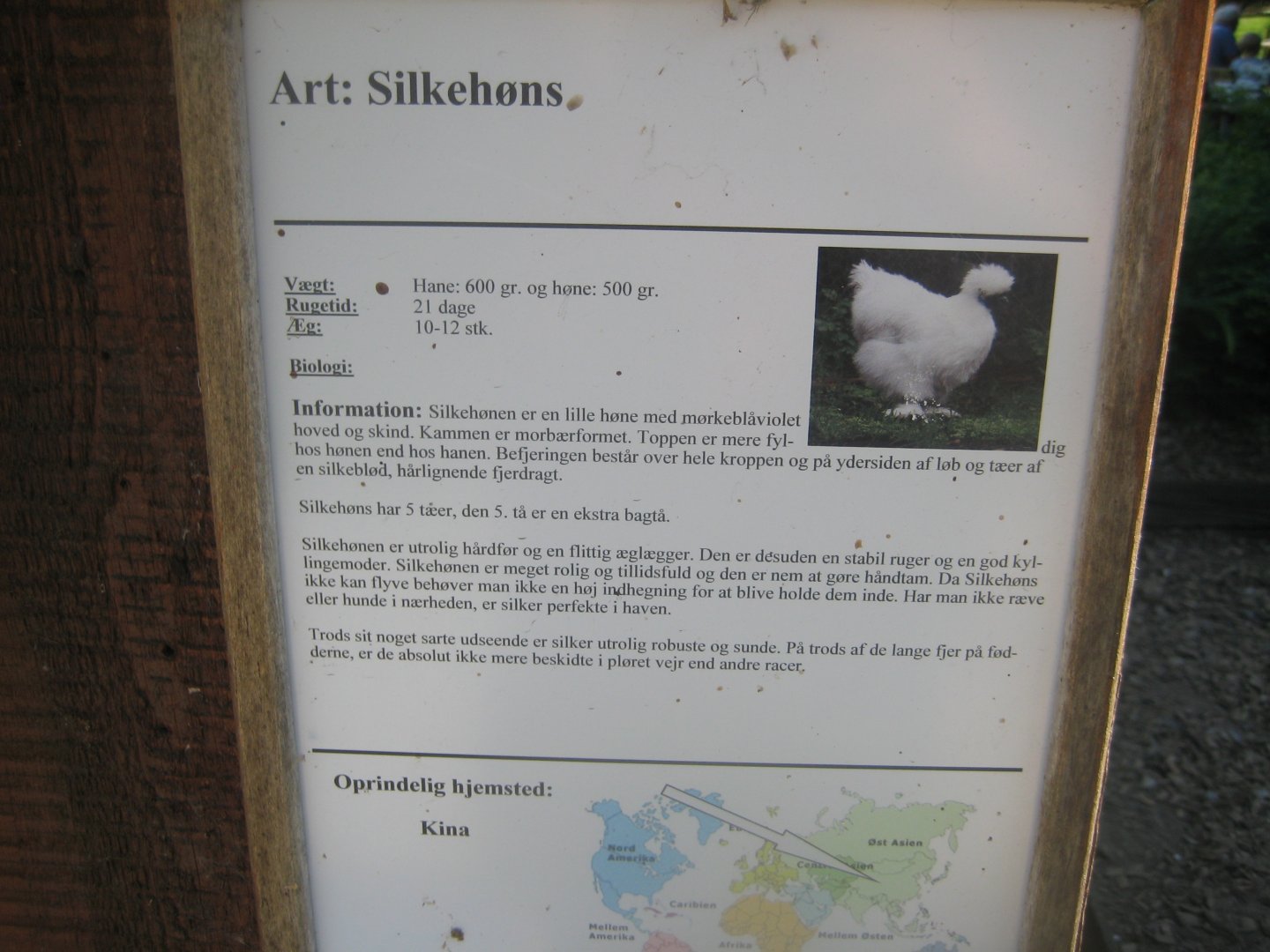Enghave Dyre- og Naturpark - Signage example