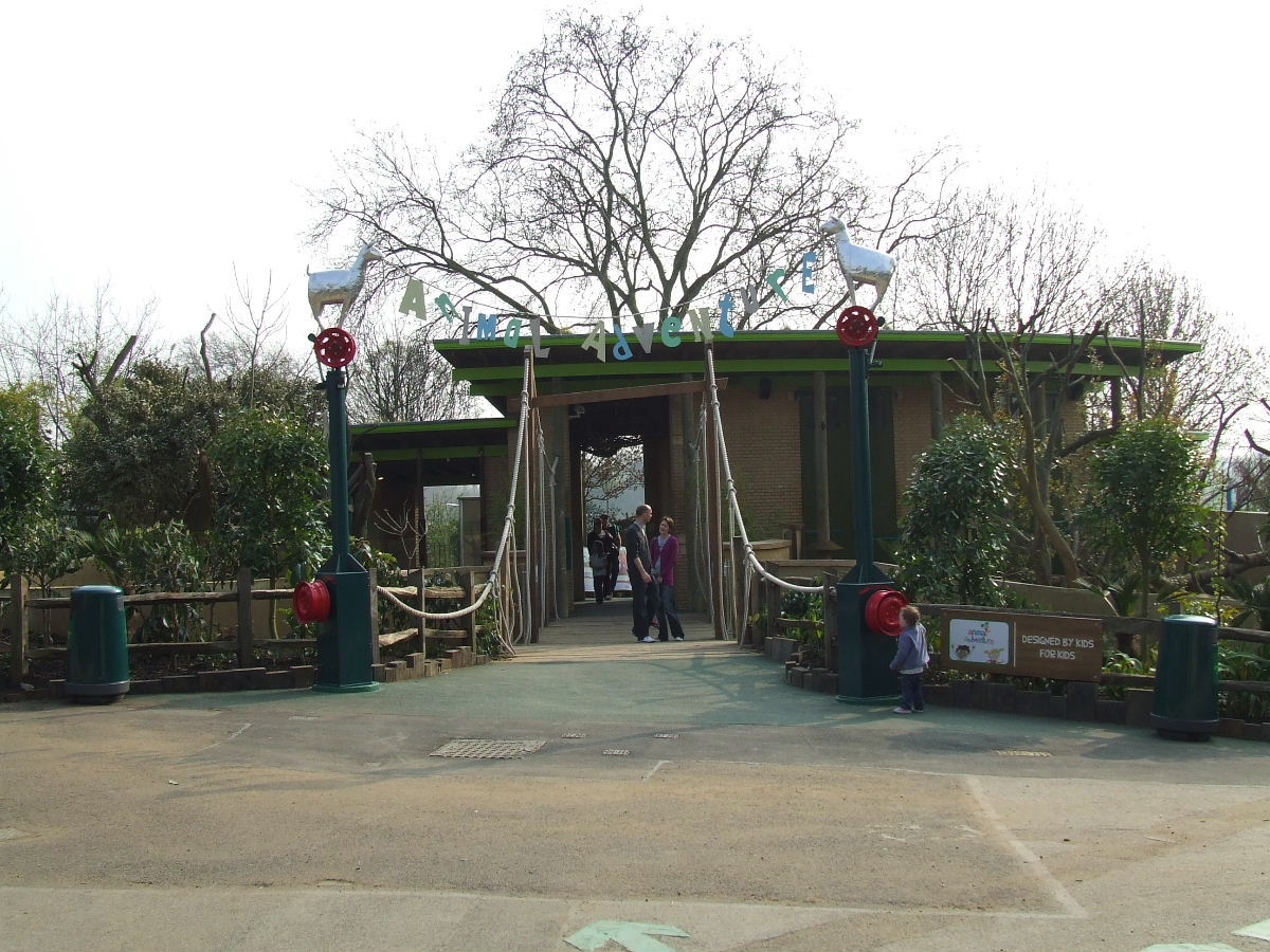 Entrance, Ambika Paul Children's Zoo, Animal Adventure