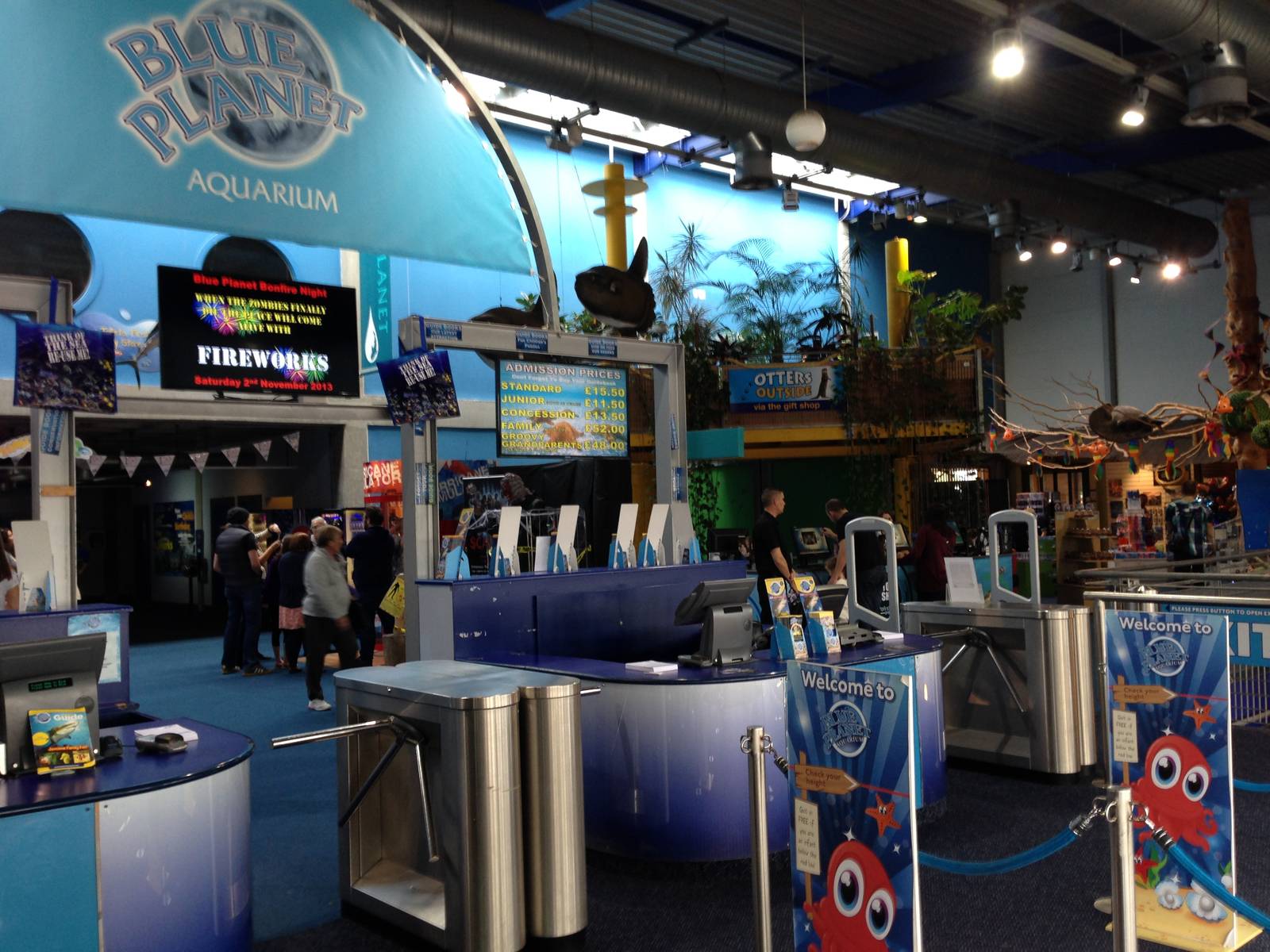 Entrance Area at Blue Planet Aquarium - 05/10/2013