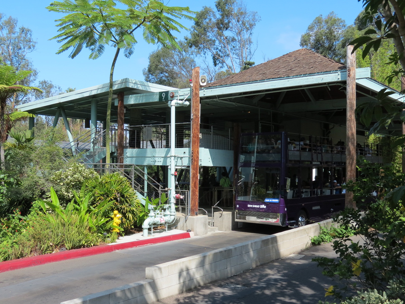 Entrance Area - Bus Tour Loading Station