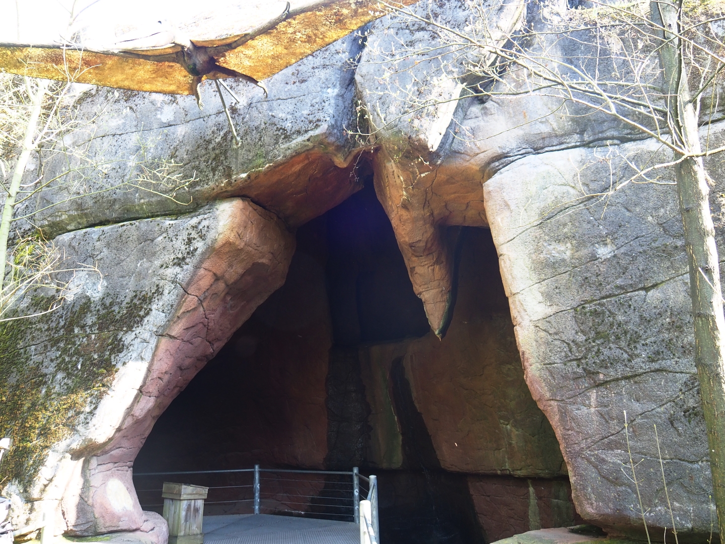 Entrance area cave passage, 2019-03-30