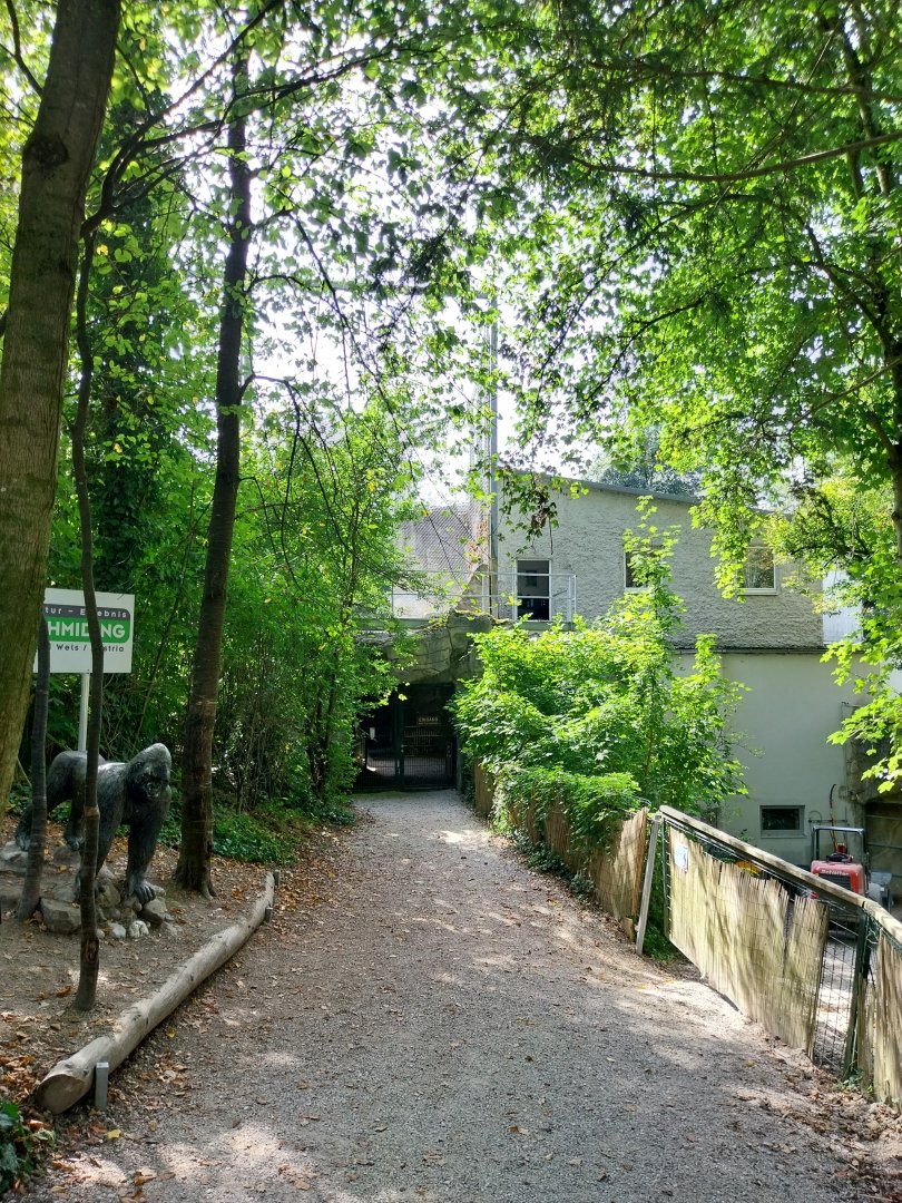 Entrance area Gorilla Bai and Aviary